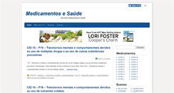 Desktop Screenshot of medicamentosesaude.com